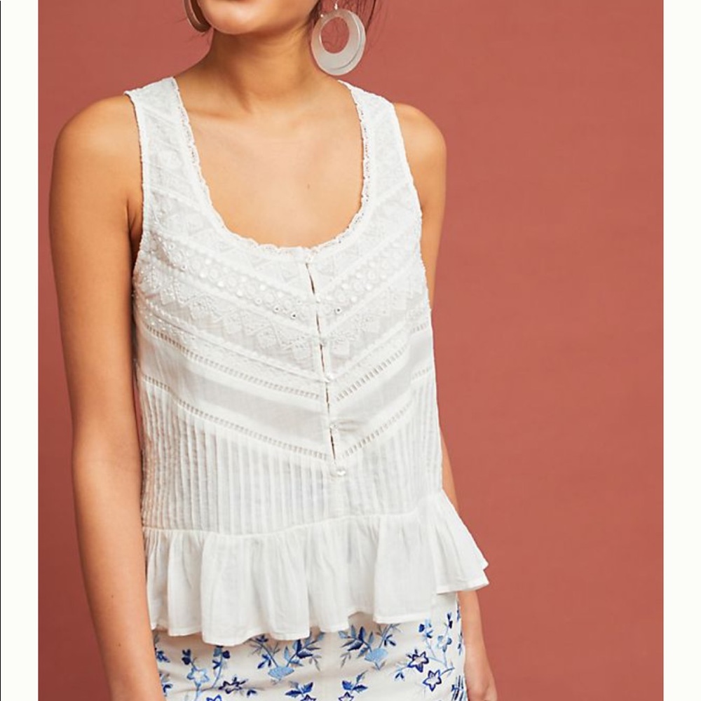 Maeve @ Anthropology Atwater Peplum Tank